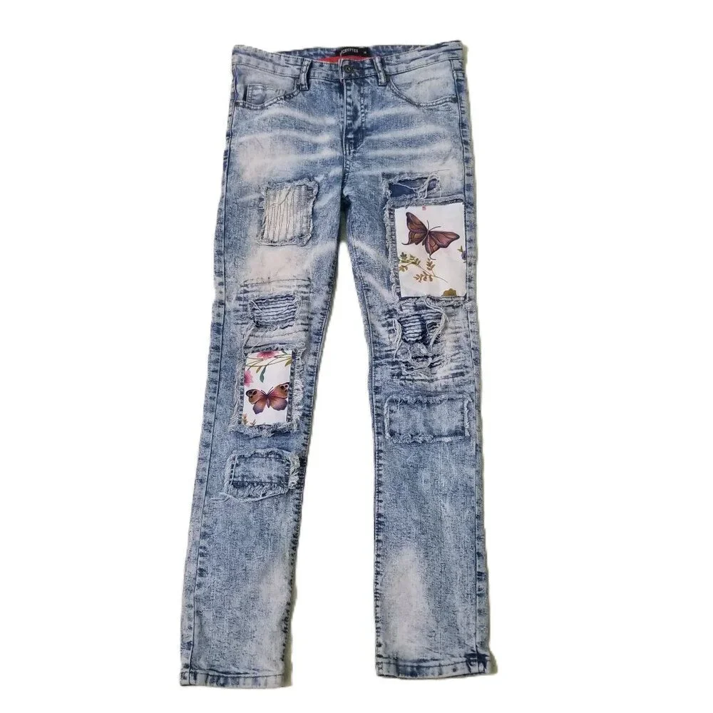 Encrypted Jeans Women's Junior Size 16 Distressed